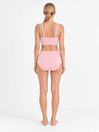Layered-Look Three-Piece Bikini & Skirt Set
