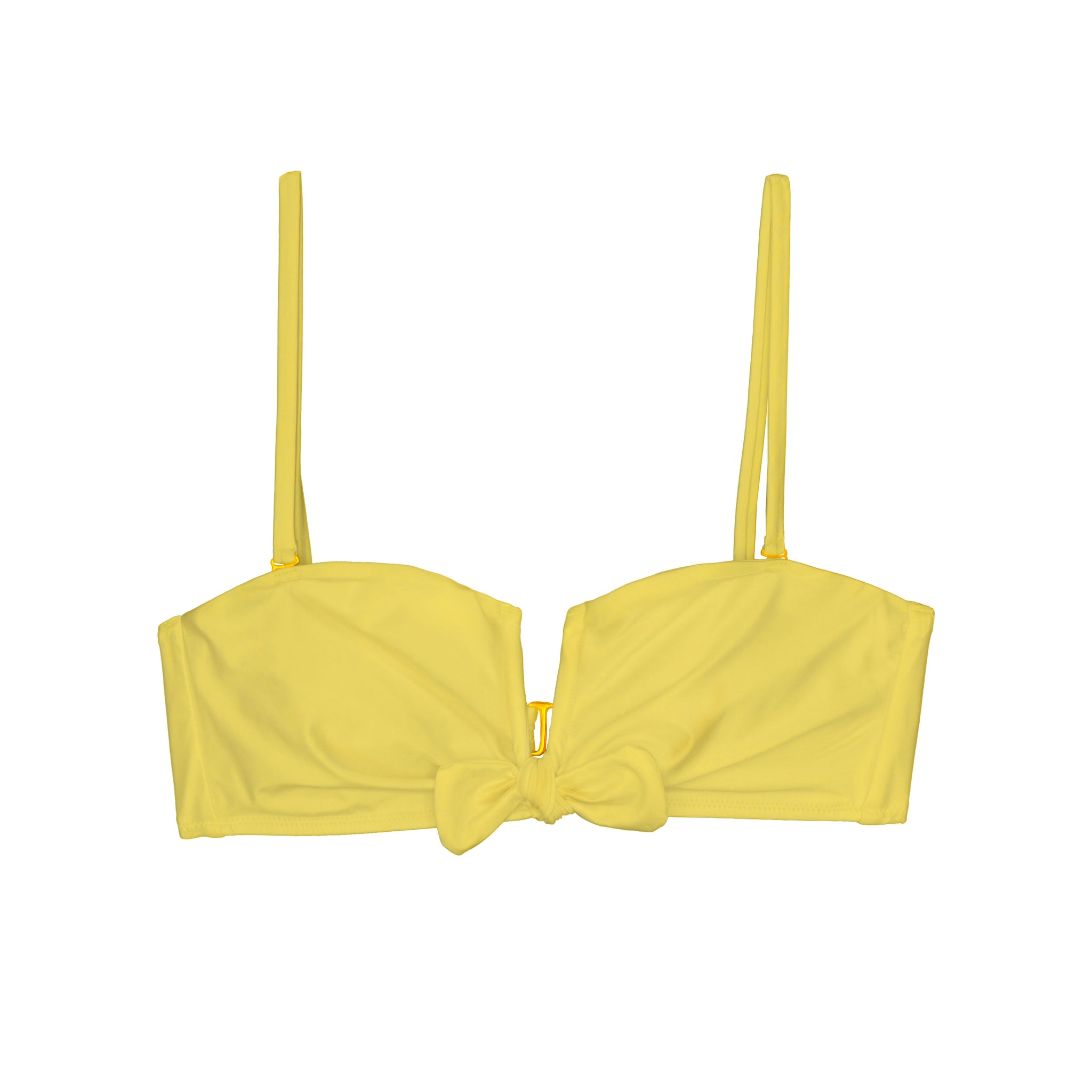 Daffodil Yellow bikini Top Buttery Fabric